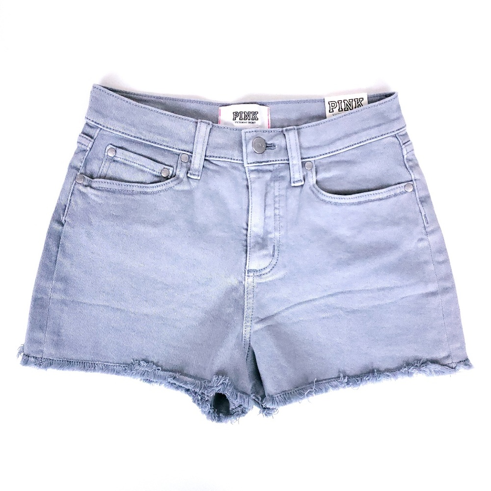 PINK Victoria's Secret Women Jean Short High Rise Size 4 (26x2) - NWT